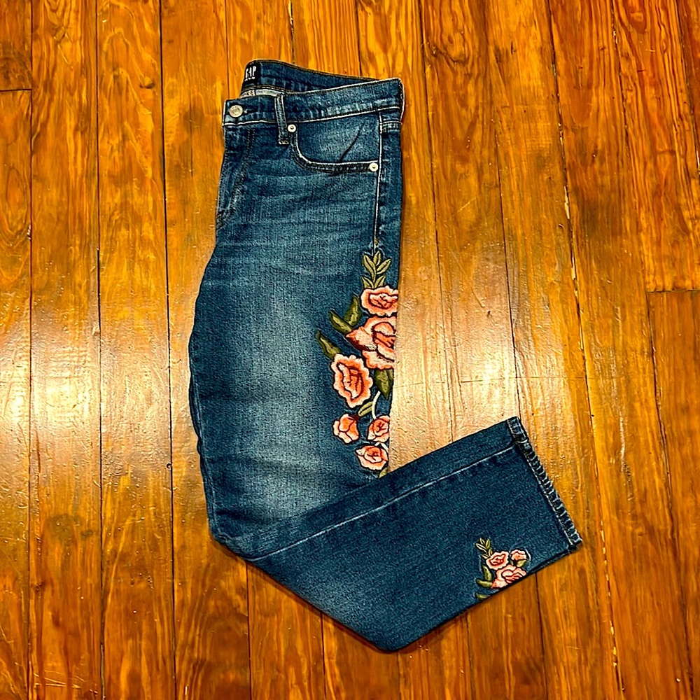 Gap Embroidered Jeans
